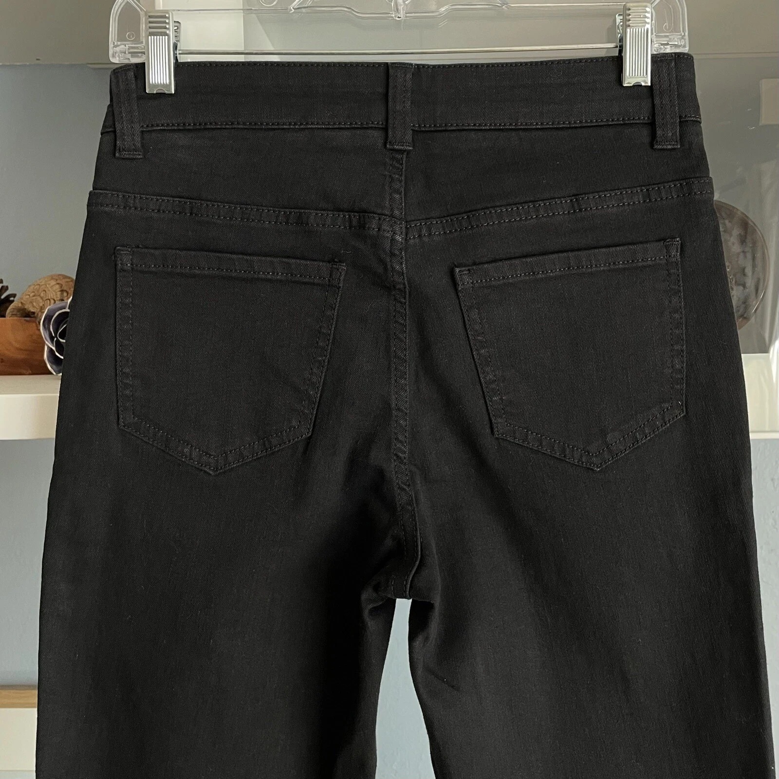 Universal Standard Size 6 Seine High Rise Skinny Jeans 27" Short Women's Black — image 7 of 8